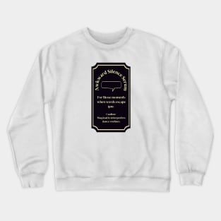 Potion Label: Awkward Silence Serum, Halloween Crewneck Sweatshirt